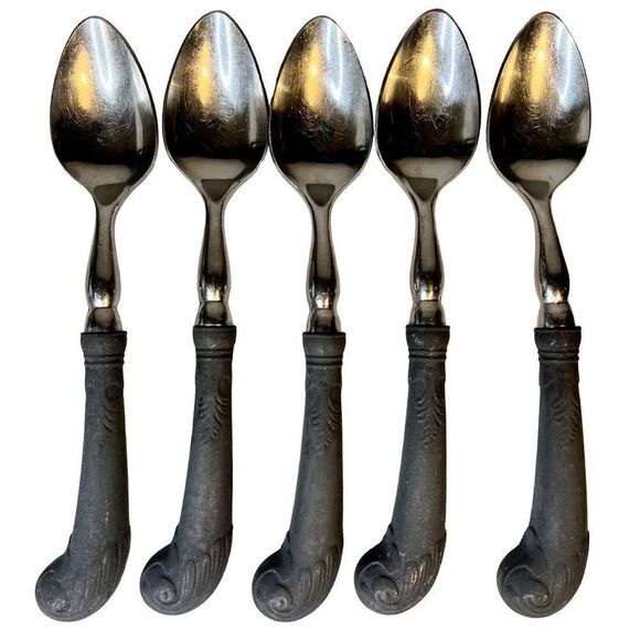 Set of 5 Place Settings RWP Wilton Armetale Bishop Pewter Stainless Flatware - Picture 6 of 16